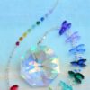 Sonnenfänger 'Rainbow-Giant', Länge 63 cm, Kaskade aus funkelnden Kristallen von Swarovski®, Kristalloktagon 60 mm d von Schöler Crystal – Bild 2