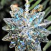 Kristallcluster in crystal AB, 30mm Ø  aus funkelnden Kristallen von Swarovski® – Bild 2