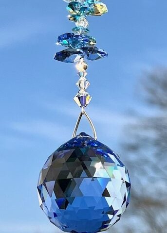 ***NEU*** Sonnenfänger 'Ocean', Länge 50 cm, aus funkelnden Kristallen von Swarovski®